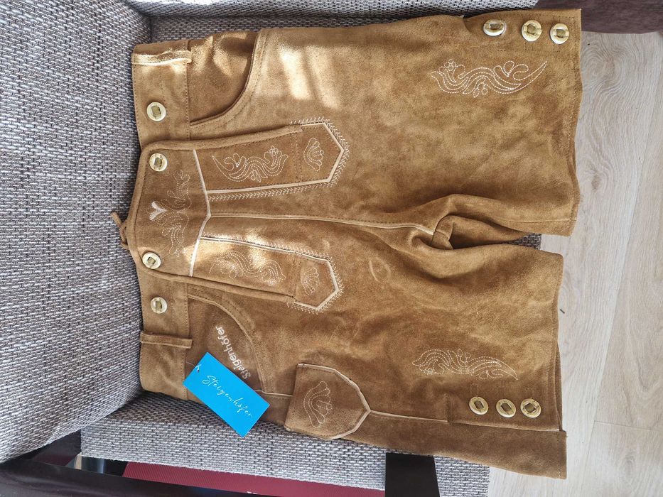 Spodenki skórzane Steigenhöfer Nowe roz 50