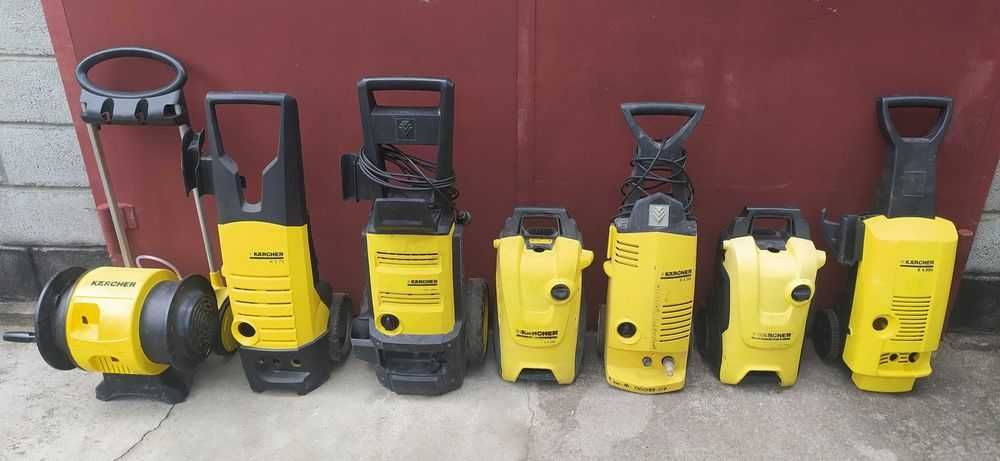 Запчасти Karcher k2,3,4,5,6,7,8,90двигатель,корпус выключатель,колесо