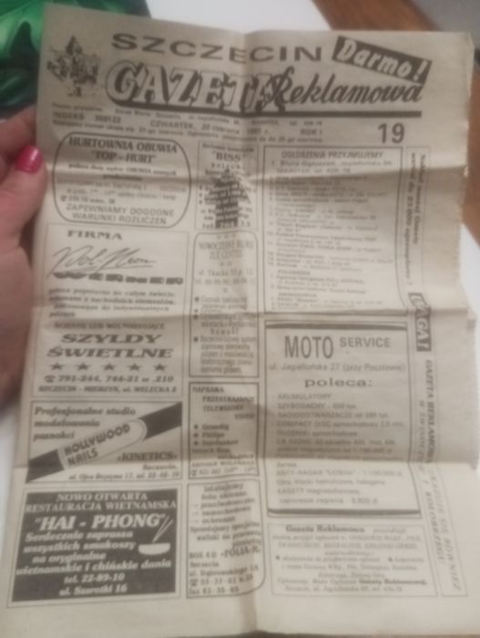 Stara gazeta PRL antyk