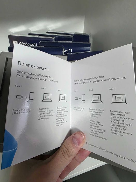 UA | BOX Windows 11 Pro USB UA | Боксова Оригінальна Активація Віндовс