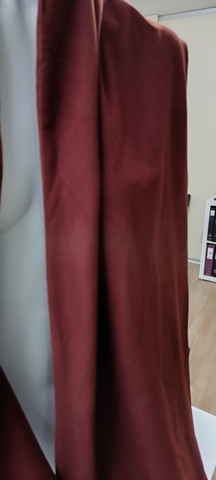 Echarpe de veludo bordeaux. Usada