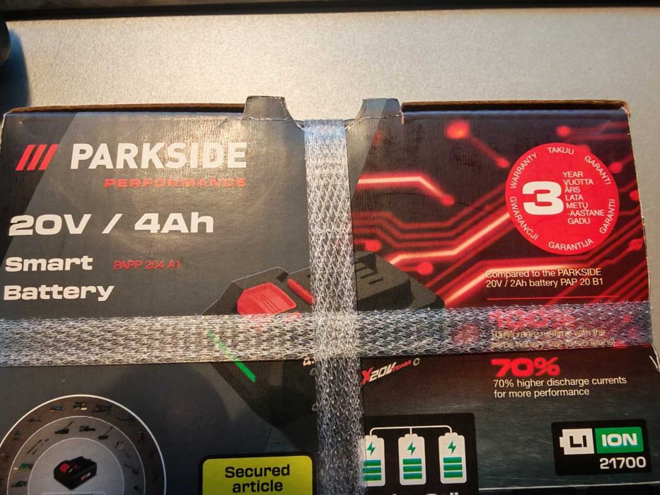 Akumulator Parkside Perfomance Inteligentny akumulator 20 V 4 Ah PAPP 204 A1 (bez ładowarki)