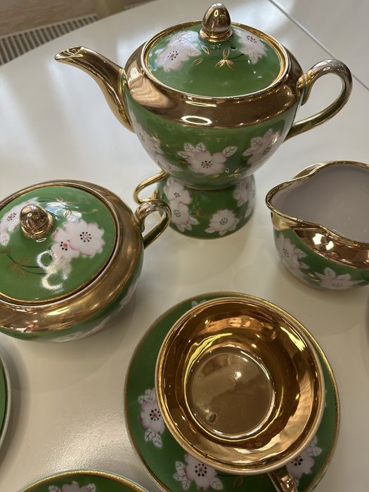 Чайный сервиз Полонне 40-х годов « Яблуневий цвіт»