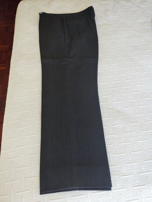 Fato de lã cinza tamanho 54