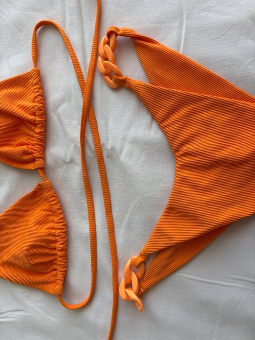 Купальник Jasmine Victoria's secret помаранчевий трендовий Колір Hermes ермес