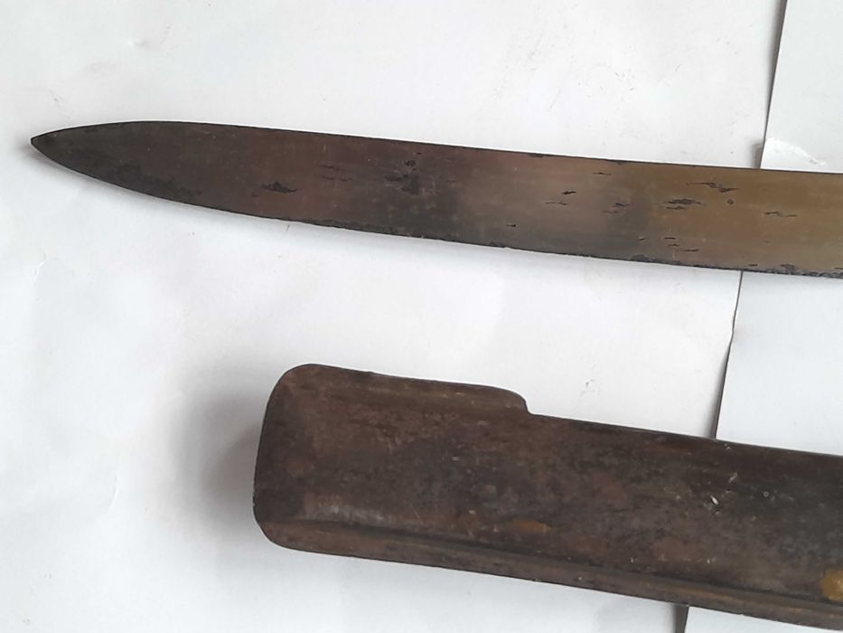 Polska szabla wz. 21 Mann Warszawa z pochwą, oryginał II RP