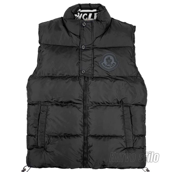 Мужская дутая жилетка, сезон весна/осень, цвет черный S и XL