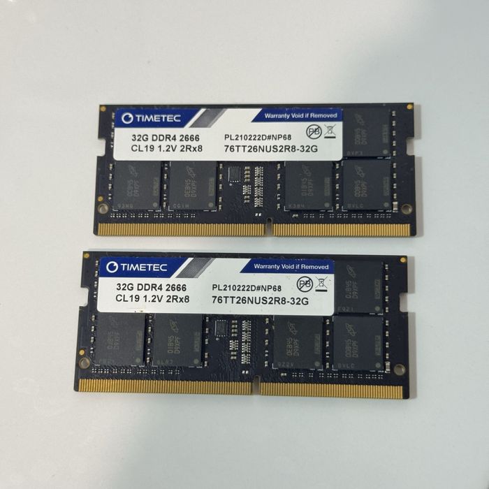 Оперативна пам’ять Ddr4 64Gb 2x32 Sodimm