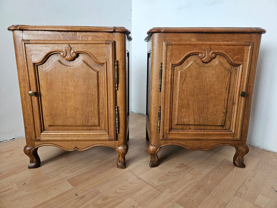 Dwie komódki ludwikowskie szafki Francja /