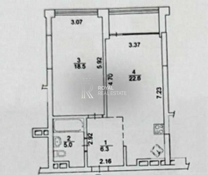 Продаж Квартира 2кім. 56м2 ЖК «Французький квартал 2» Метро Паркінг