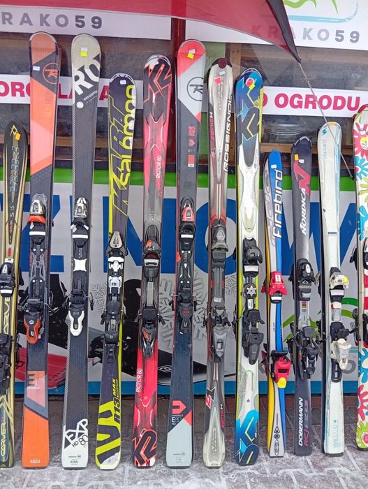 Narty po 100 zł. Sprawne.Serwisowane. Przecena. Serwis Krako59.