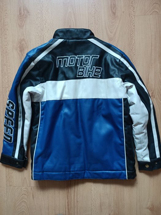 Kurtka chłopięca motocyklowa REBEL rozmiar 140