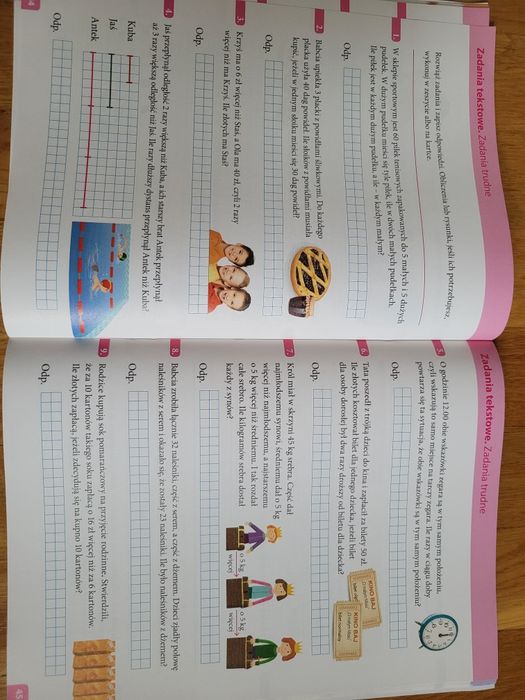 Liczenie klasa 3 Kalejdoskop ucznia