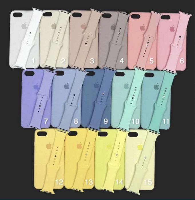 Силіконовий чохол silicone case iphone 15 pro max закрита камера