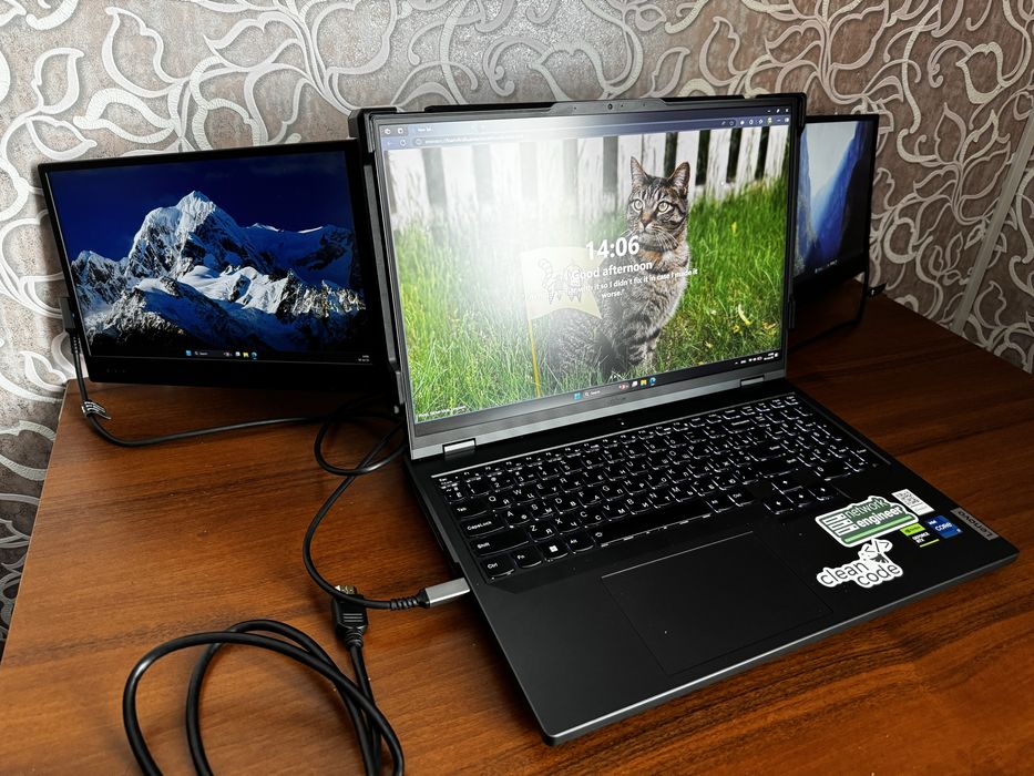 Teamgee портативний монітор для ноутбука від 13-16”. Full HD 12”