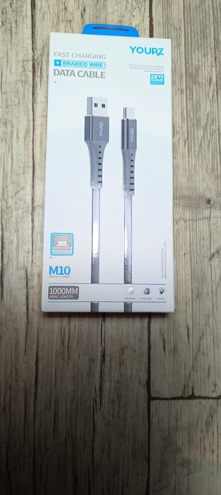 Sprzedam kabel YOURZ M10 przeznaczony do szybkiego ładowania oraz tran