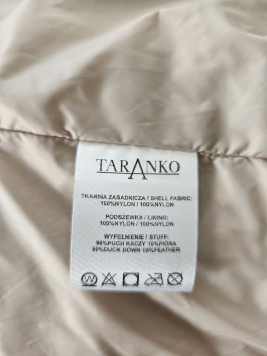Taranko plaszcz puchowy 38, ecru