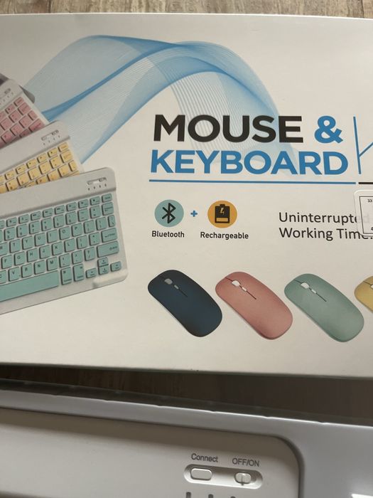 Teclado e mouse wireless