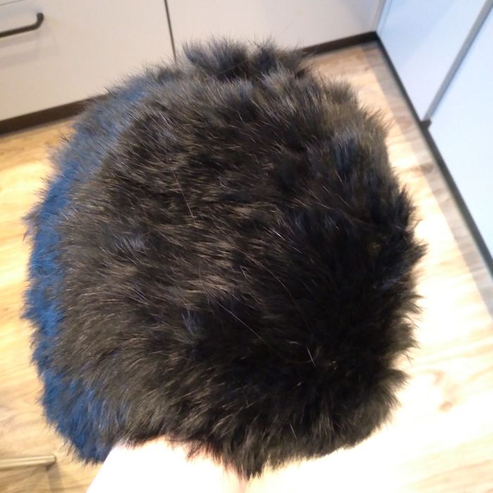Czapka nowa z naturalnego futra królik angora