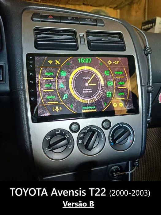 (NOVO) Rádio 2DIN 9" Toyota AVENSIS T22 (T220) • Android [4+64GB]