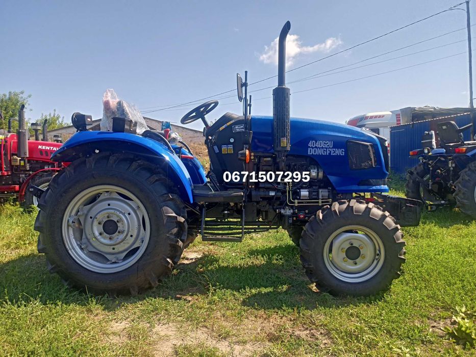 Мінітрактор Dongfeng 404DG2U Примусова гідравлика Доставка безкоштовна