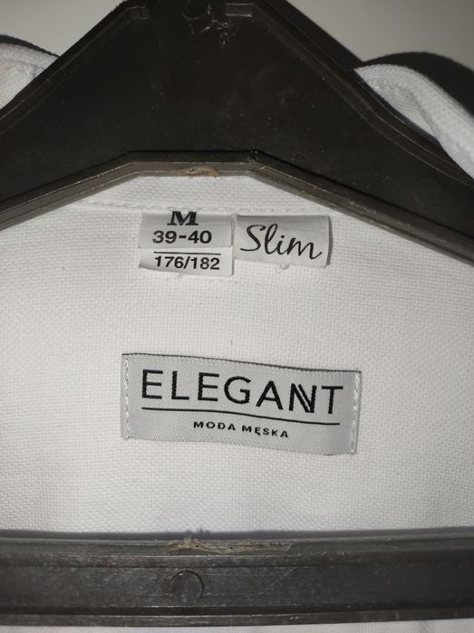 Koszula męska M biała do smokingu