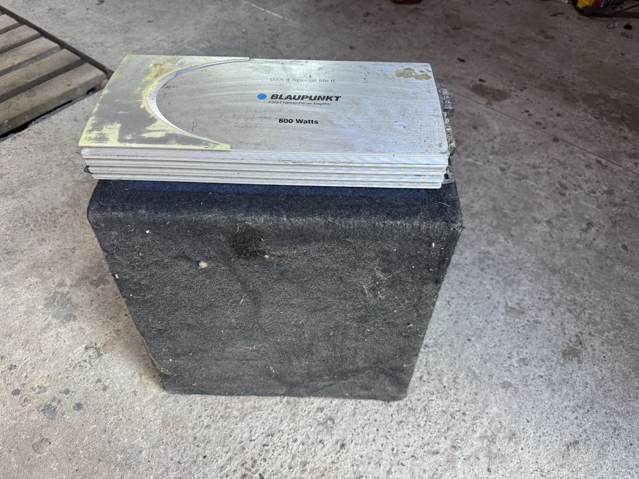 Підсилювач blaupunkt mkII, сабвуфер magnat