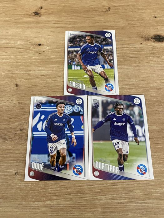 Zestaw Kart Strasbourg FC - Topps Flagship UCC 2025-26