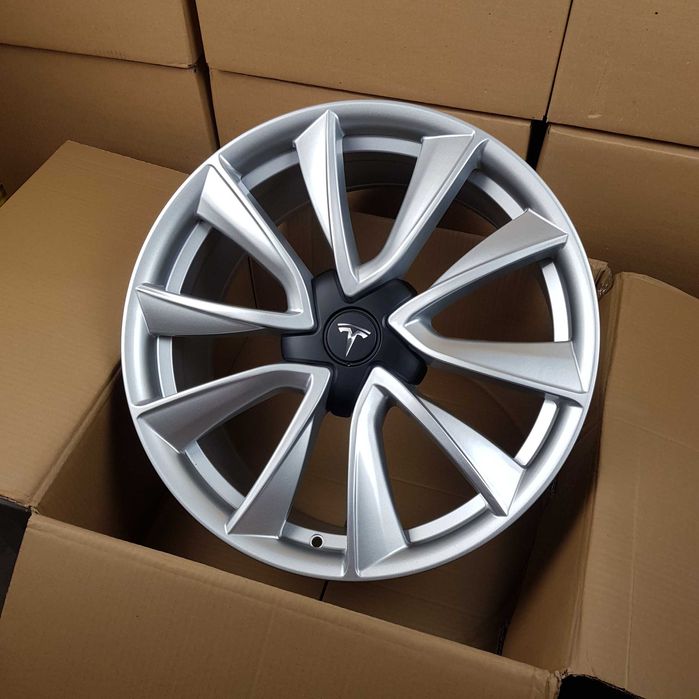 Нові Диски На Авто R19 5x114.3 Тесла Р19 Tesla Model Y Model 3 Silver