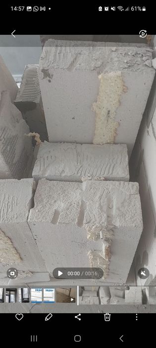 Продам газоблок б/у . Размер 600×400×200.