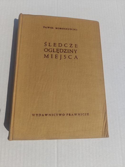 Śledcze Oględziny Miejsca książka