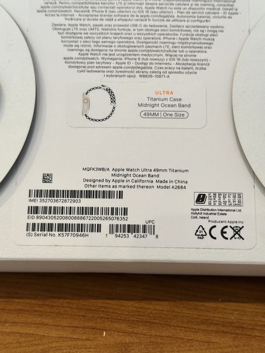 Zegarek Apple Watch Ultra 49mm ZADBANY