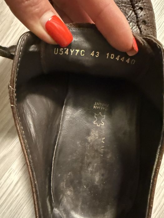 Мужские туфли броги дерби Geox Respira