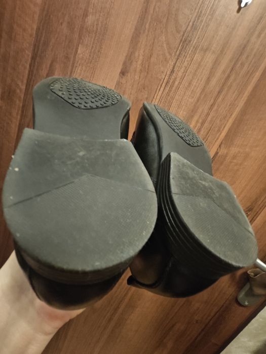 Czarne eleganckie buty wizytowe męskie AM Shoe – Rozmiar 37