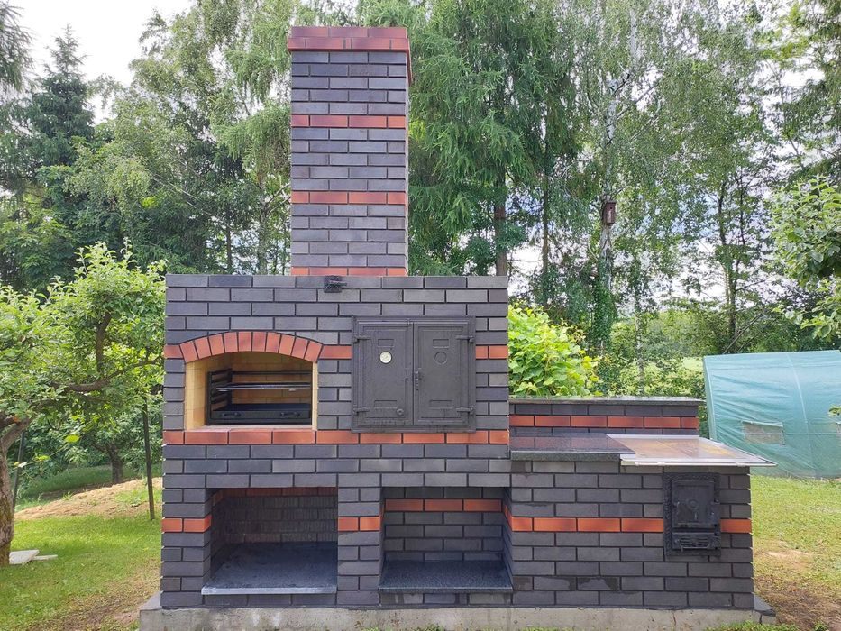 Grill murowany wedzarnia murowana grillo wedzarnia grill ogrodowy