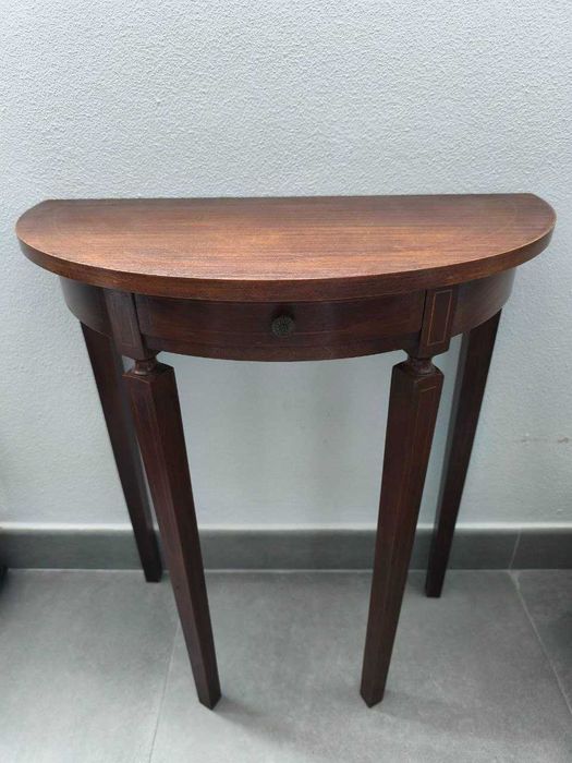Mesa de Encostar "Meia-Lua" Estilo D. Maria – Vintage/Antiguidade 2 Disp.