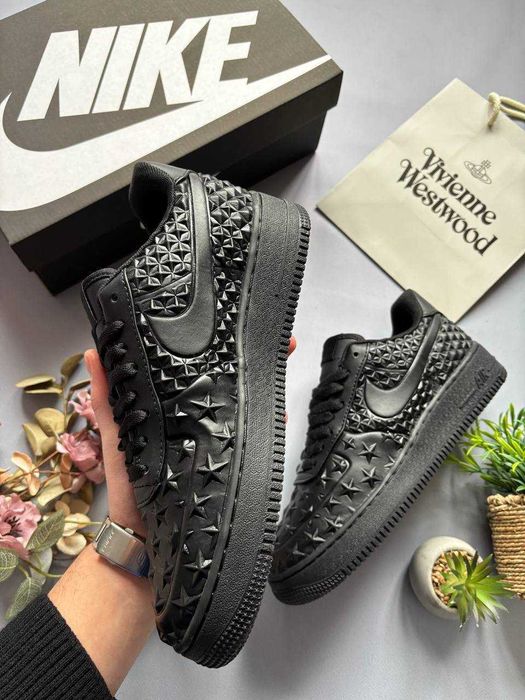 Кросівки Nike Air Force 1 Low "Independence Day"/ чорні форс найк