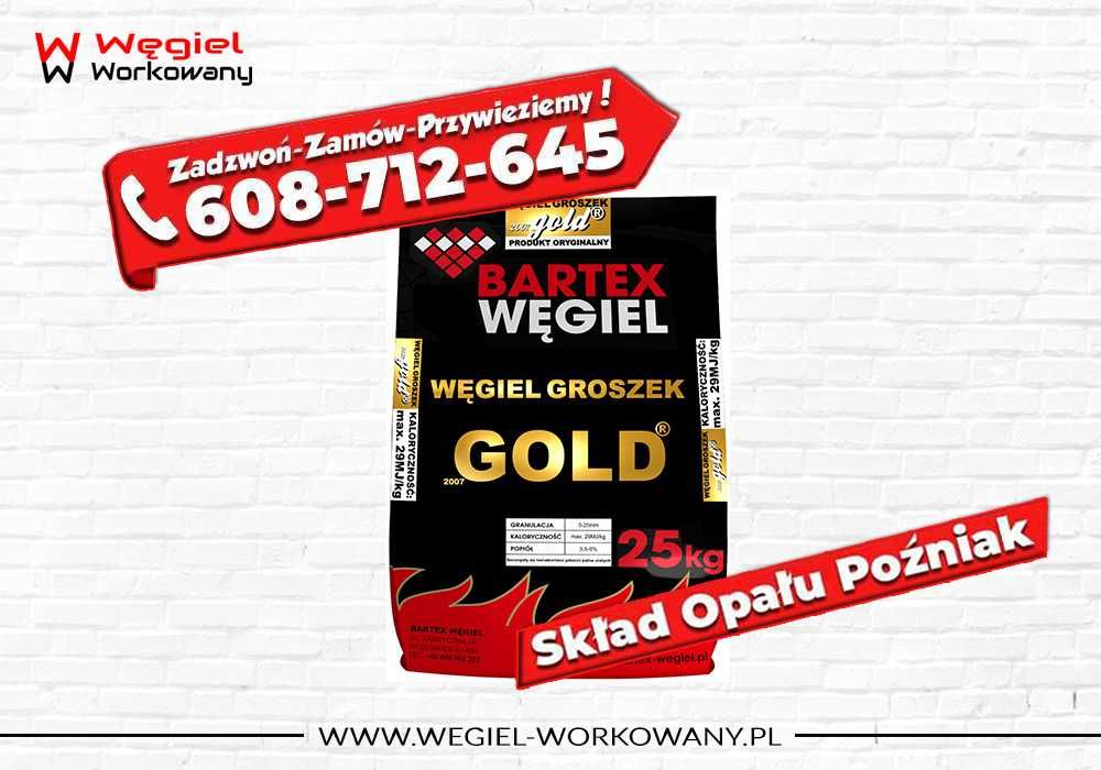 Groszek Bartex GOLD  Wysokokaloryczny Węgiel Workowany