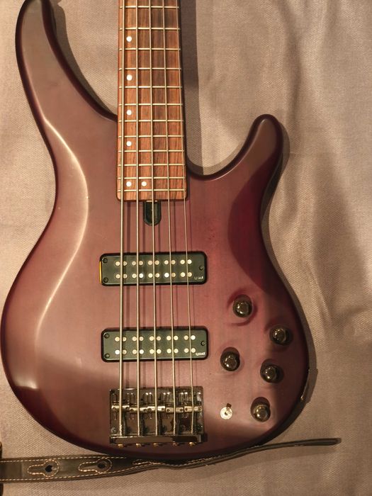 Yamaha TRBX505 5-String Bass Guitar, Translucent Brow