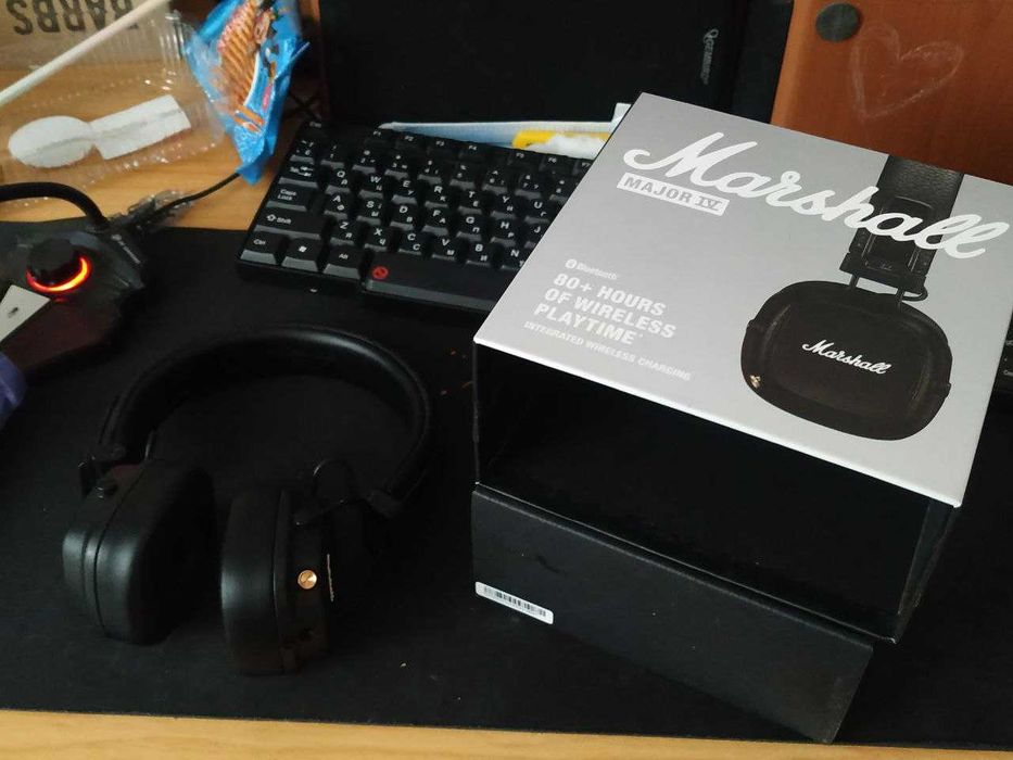 Навушники Marshall Major IV Black Оригіналні