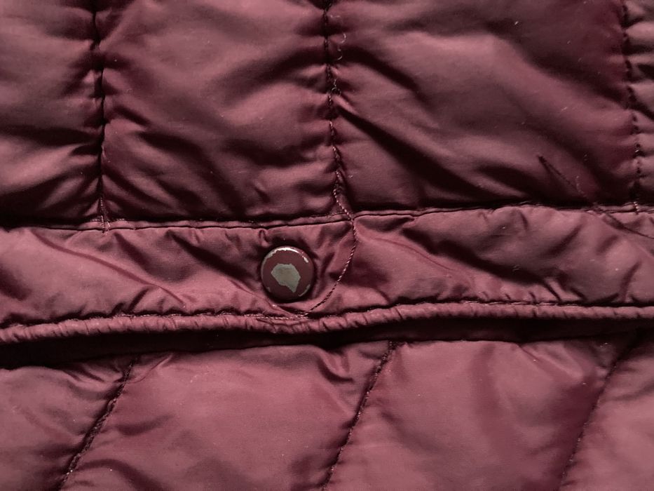 Kurtka pikowana Pull&bear bordowa S