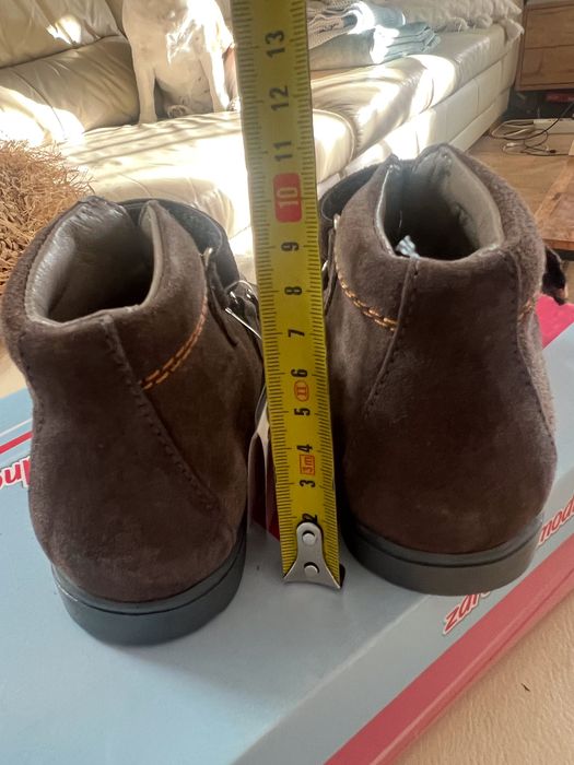 sandały ortopedyczne obc Thomasa skórzane roz 20/13,5 cm brązowe Dawid