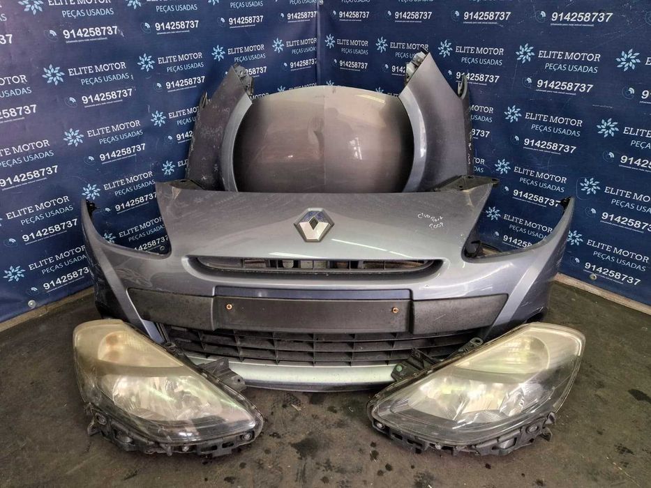 Frente completa usada RENAULT CLIO III 3 195 FACELIFT capot parachoques guardalamas oticas radiadores