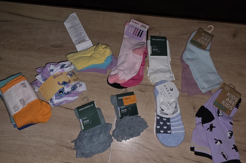 26 par nowych skarpetek Coccodrillo,  hm 30/33