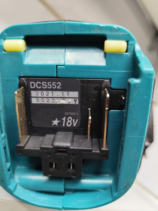 Makita DCS552 паркетка, пила по металу
