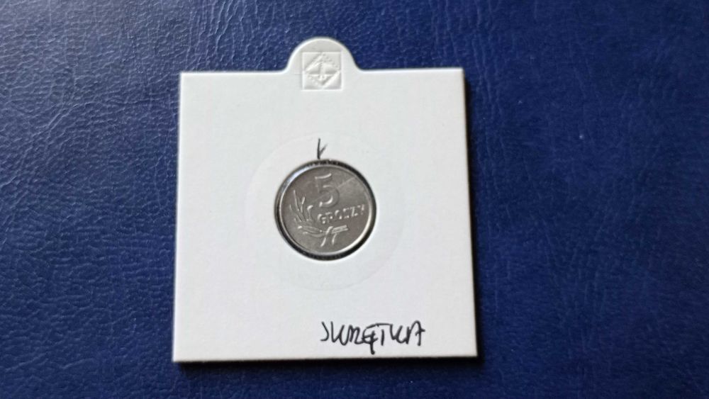 Stare monety Medal 5 gr 1971 stan menniczy Skrętka PRL