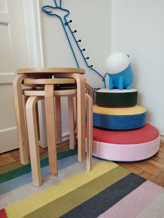 Conjunto de 3 bancos IKEA FROSTA