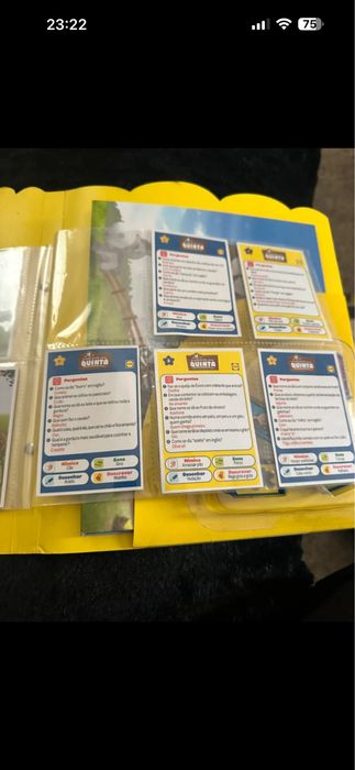 caderneta de colecionáveis "Amigos da Quinta" do Lidl