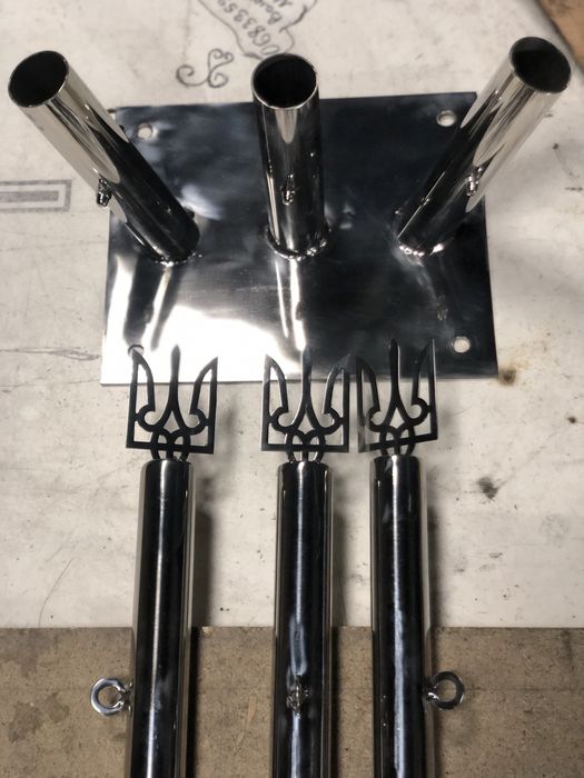 Флагштоки з нержавіючої сталі