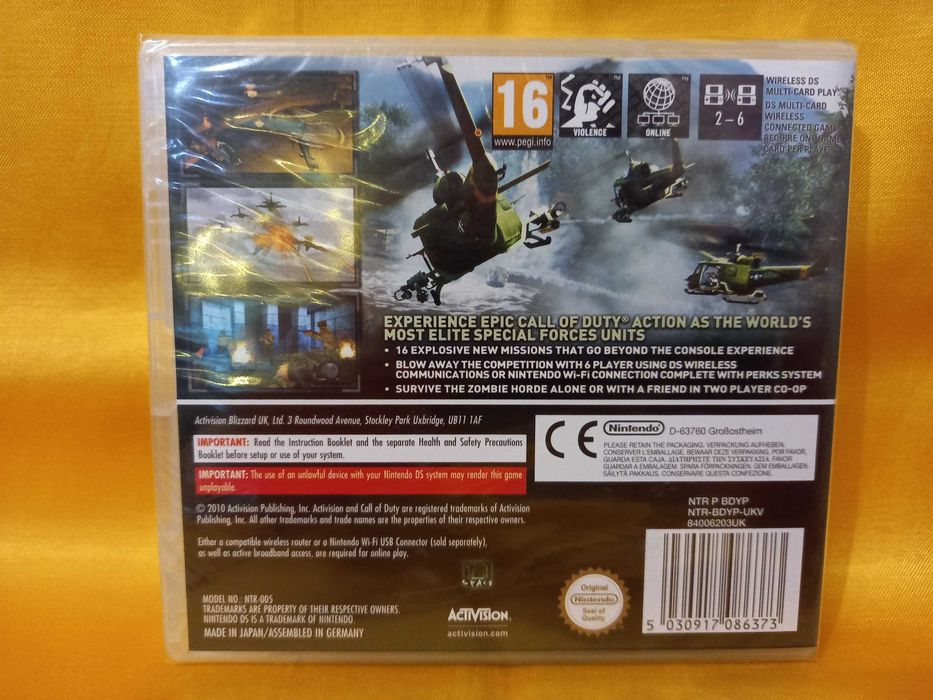 [Nowa w folii] Gra Call of Duty Black Ops CoD BO Nintendo DS NDS